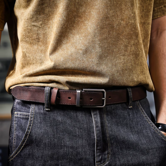 The Buckhorn Full-Grain Leather Belt