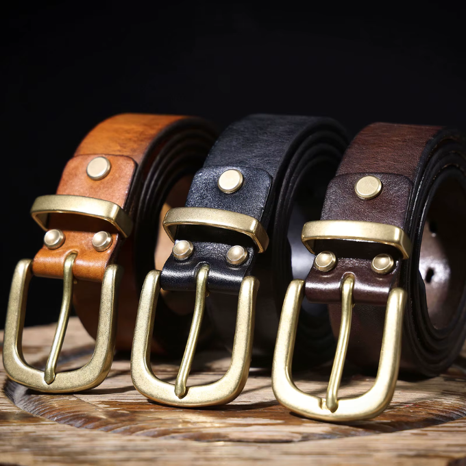Harlan Full-Grain Leather Belt