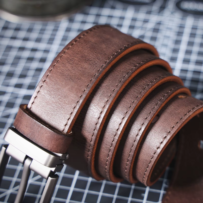 The Buckhorn Full-Grain Leather Belt