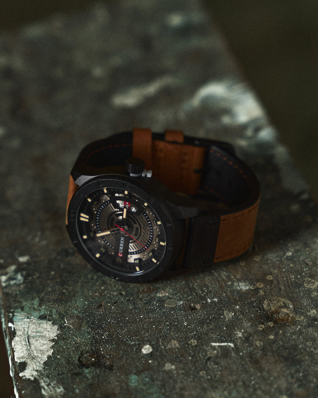 The Curren Leather Watch