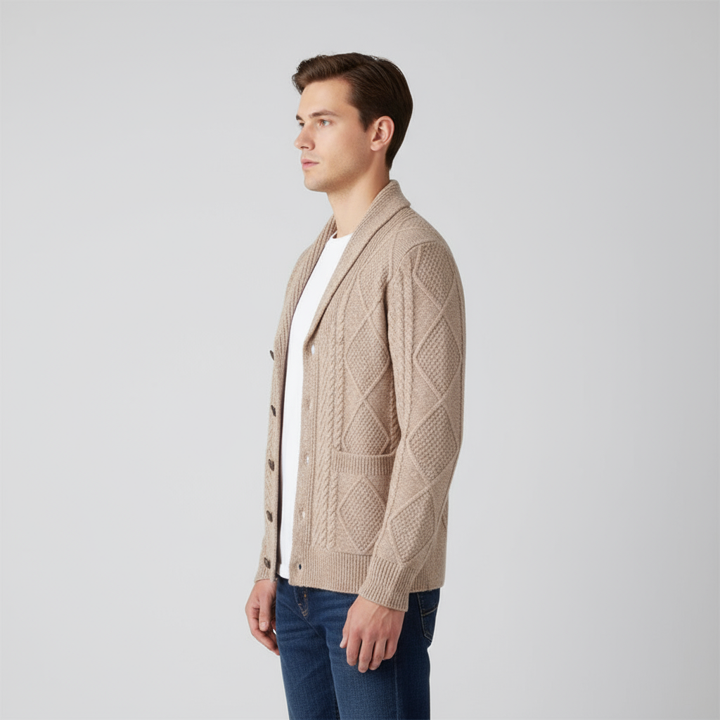 The Mason Knitted Wool Cardigan