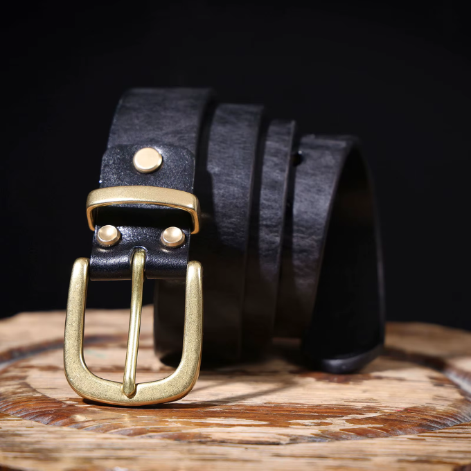 Harlan Full-Grain Leather Belt