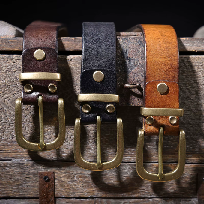 Harlan Full-Grain Leather Belt