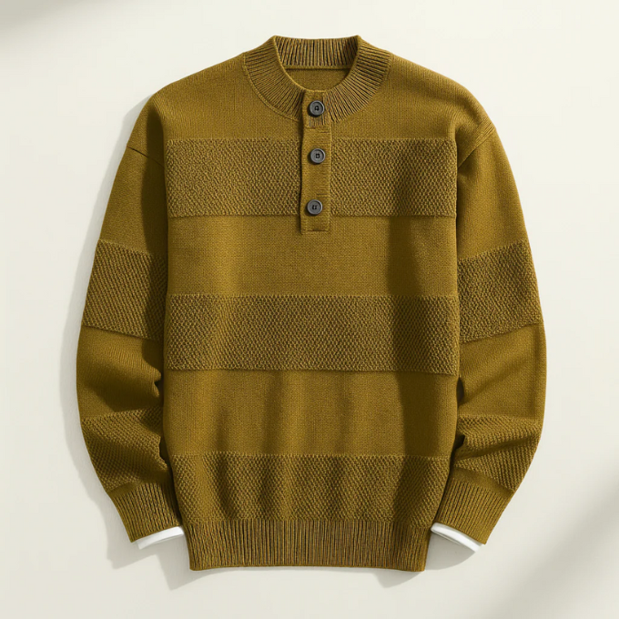 The Henley Wool Sweater