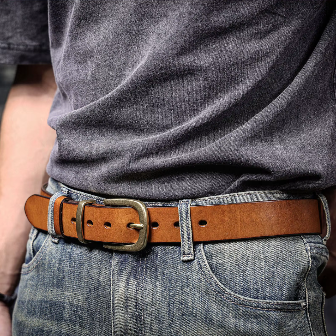 Harlan Full-Grain Leather Belt