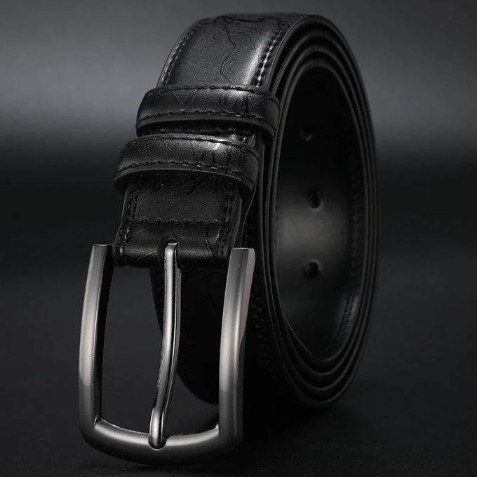 Ashford Gunmetal Cowhide Belt