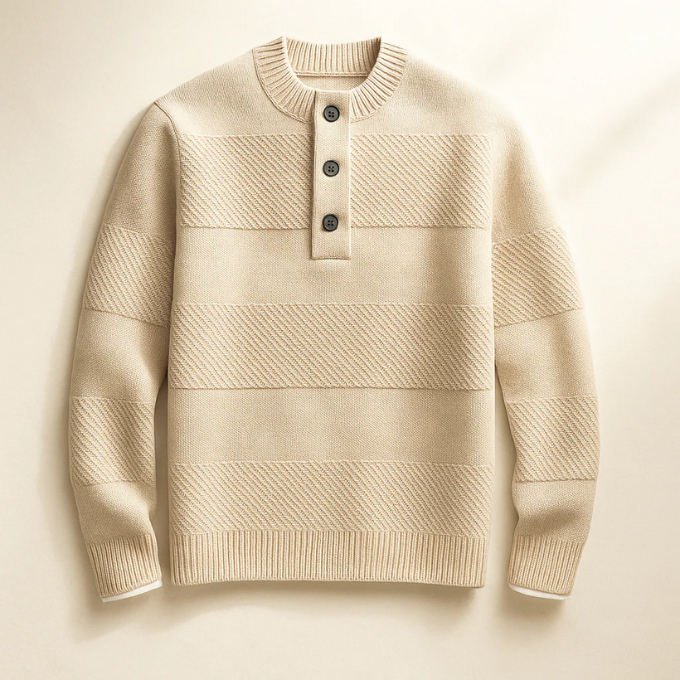The Henley Wool Sweater