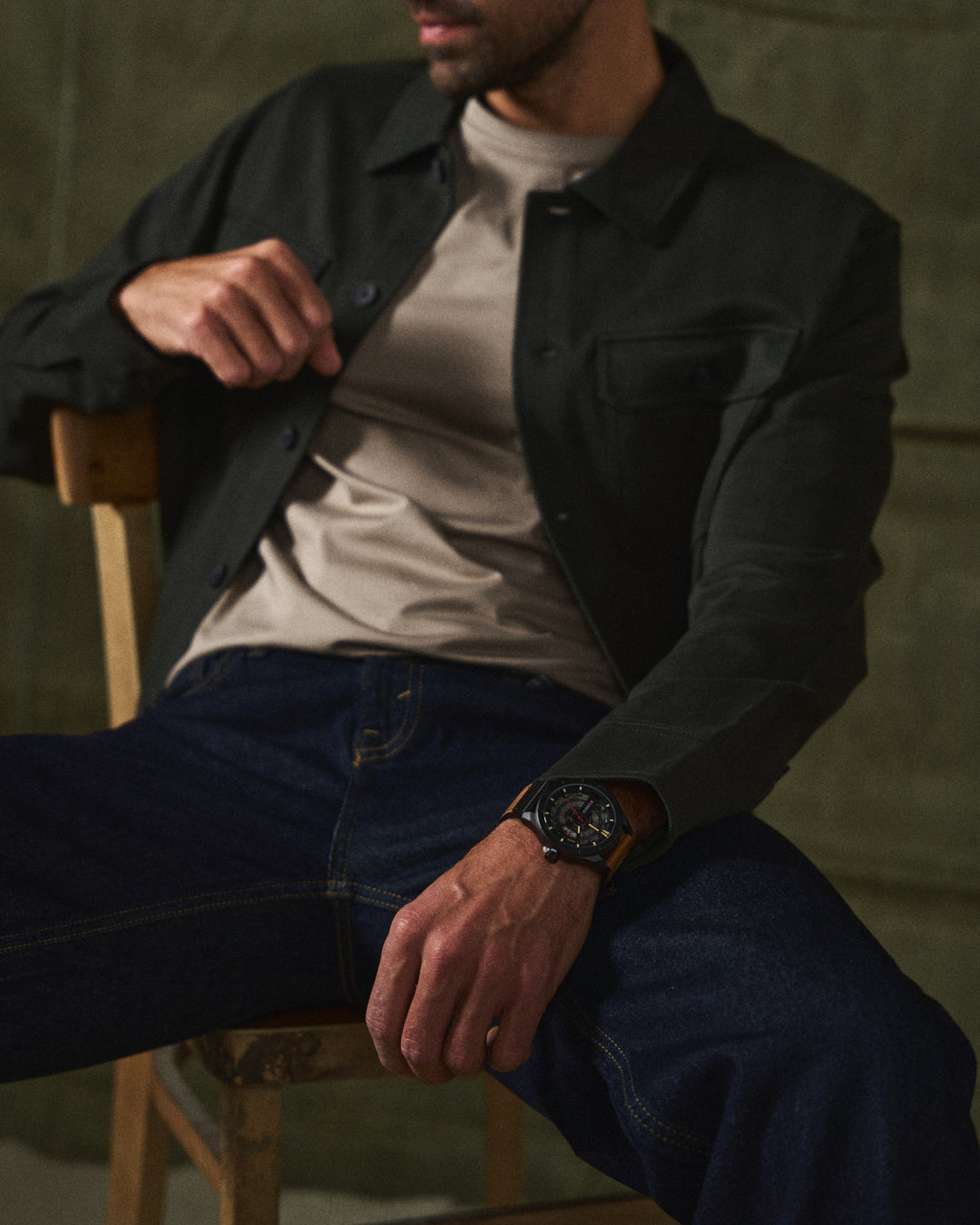 The Curren Leather Watch