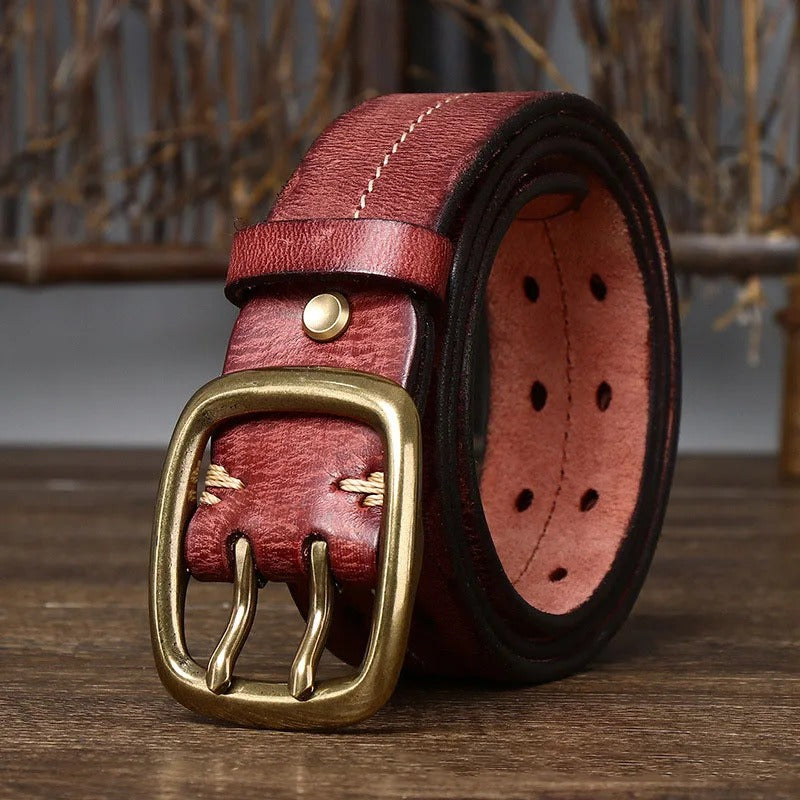 The Outrider Cowhide Belt