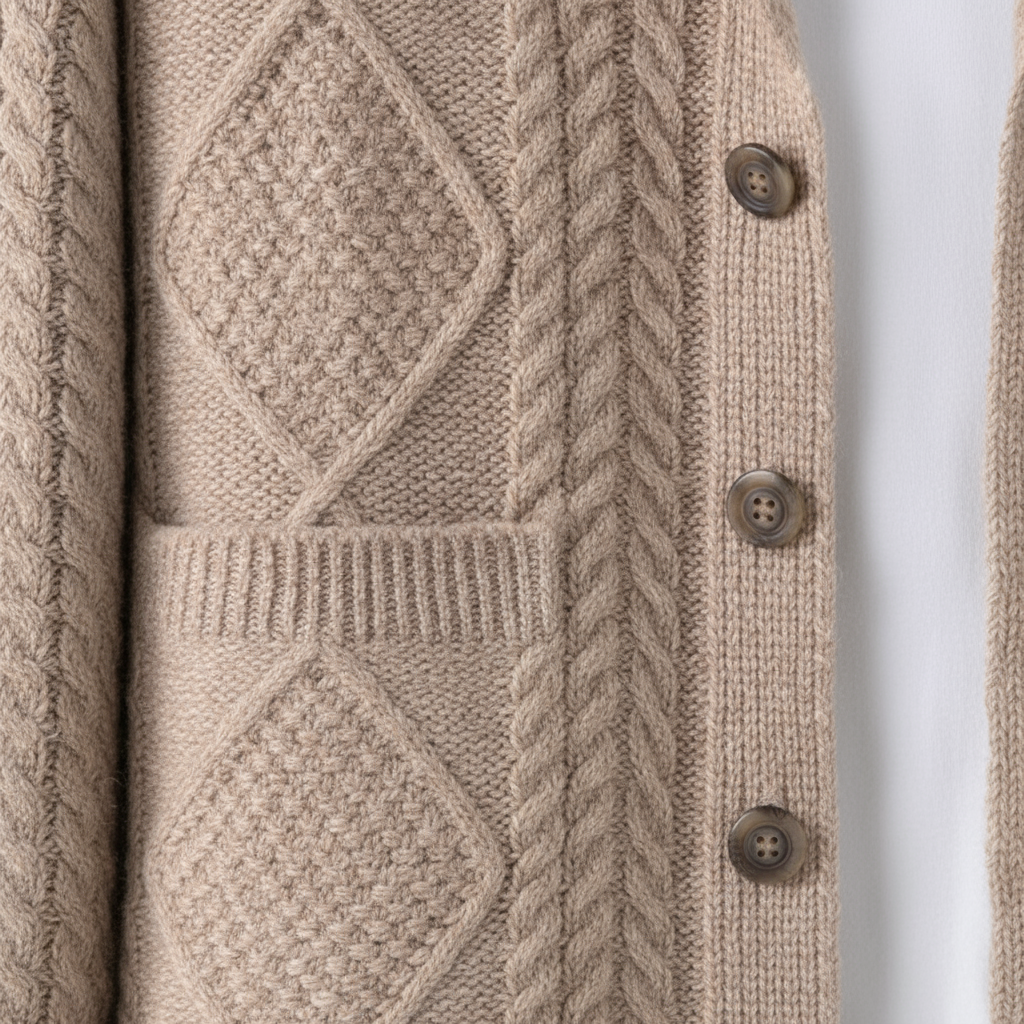 The Mason Knitted Wool Cardigan
