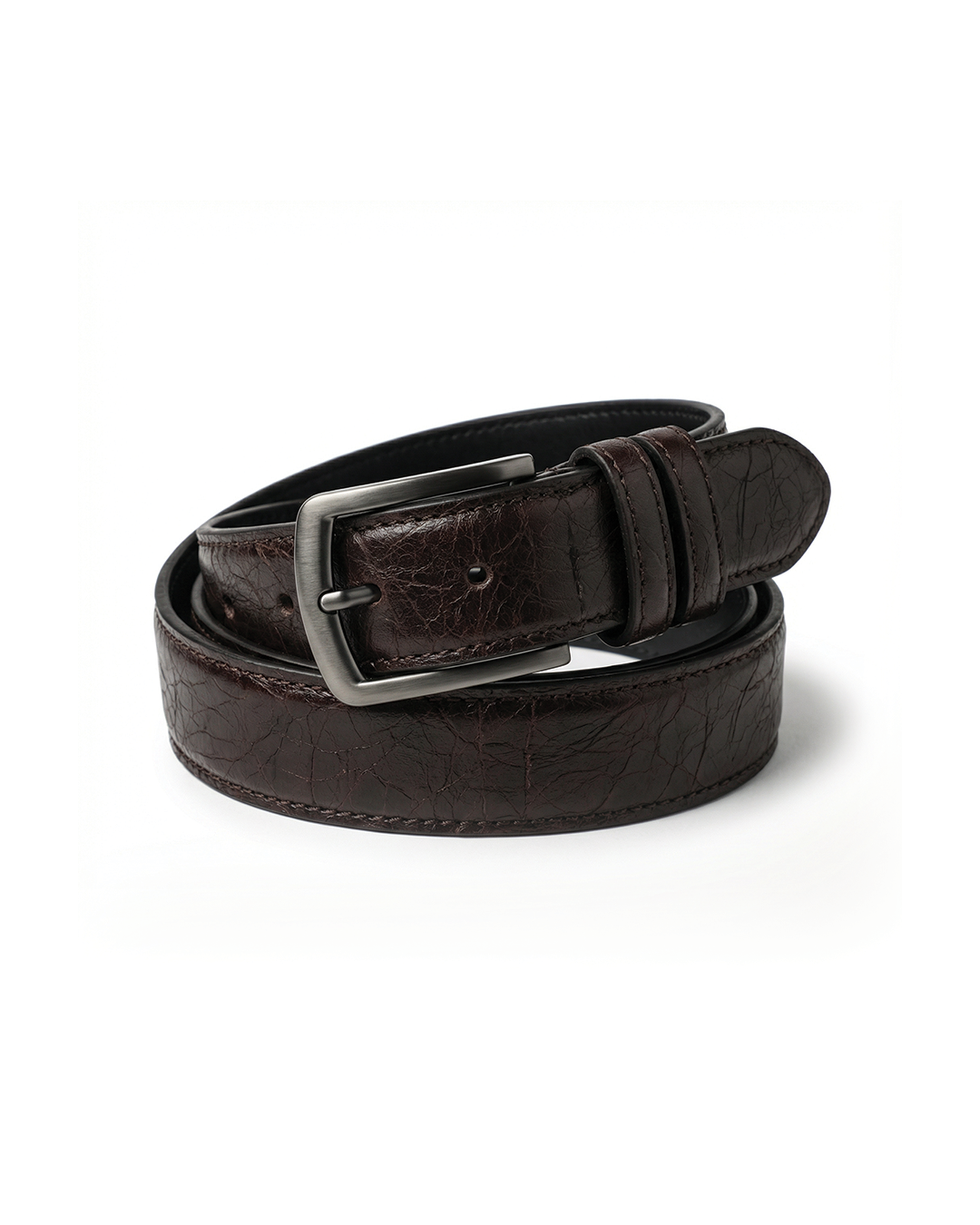 Ashford Gunmetal Cowhide Belt